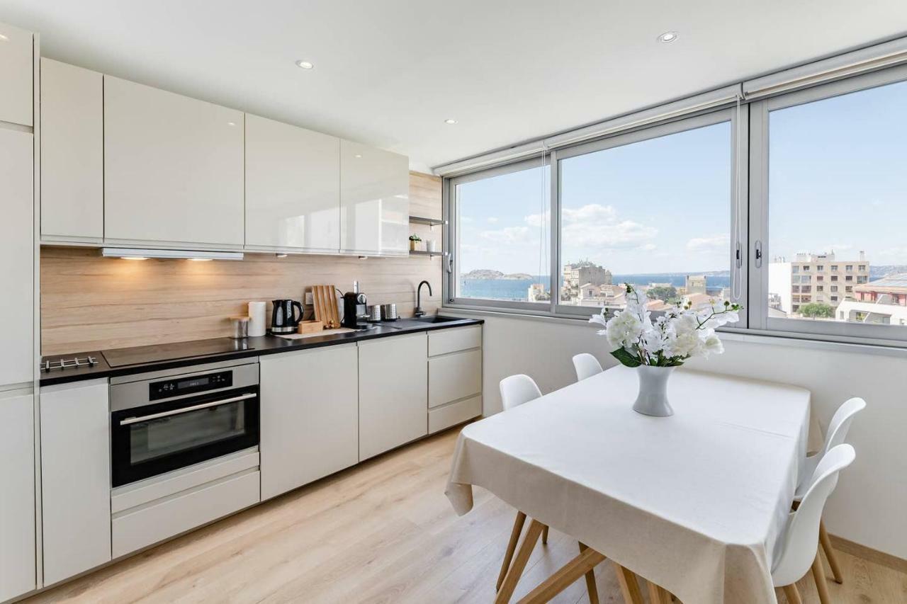 T2 Superbe Vue Mer Et Vallon Des Auffes Marseille Exterior photo